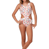 SUBMARINE SWIM BACK OFF 1 PC - WHITE HIPPIE