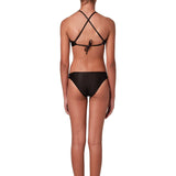 SUBMARINE SWIM FRONT ROW BIKINI - BLACK GLITTER