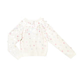 TUTUDUMONDE POINTILLISM CARDIGAN - MILK