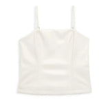 KATIE J TWEEN LEXI BUSTIER TOP - OFF WHITE