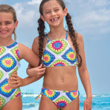 LIMEAPPLE AOLANI TWO PIECE SWIMSUIT - CROCHET