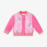 BILLIE BLUSH SEQUIN JACKET - PINK/RAINBOWS