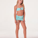 SUBMARINE SWIM SCRUNCH IT COVERUP - AQUA