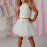 OOH LALA PEARL KENNA SKIRT SET - IVORY