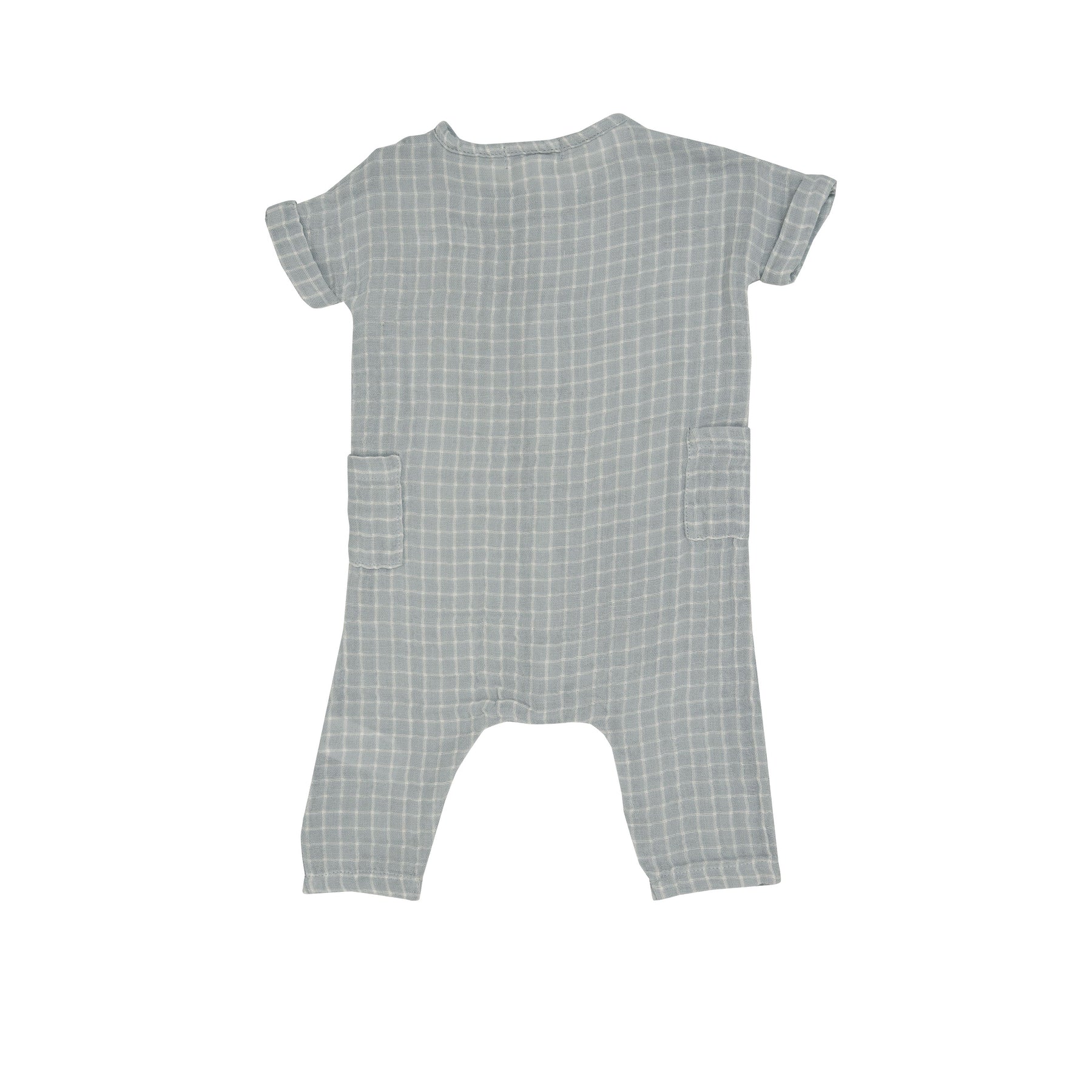 Baby Grey Grid Onesies 