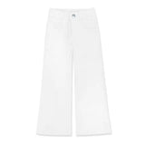 M2B 4-6X WIDE LEG DENIM - WHITE