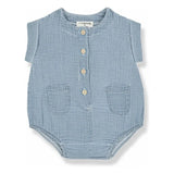 1+ IN THE FAMILY CARLO ROMPER - DENIM