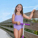 LIMEAPPLE NADIA CRINKLE ONE PIECE SWIMSUIT - LAVANDER