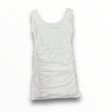 CHERYL KIDS CATERPILLER TANK DRESS - WHITE MESH