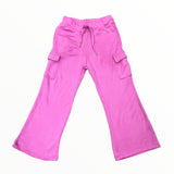 FLOWERS BY ZOE CARGO FLARE SWEATS -PINK