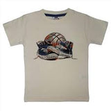 MISH MISH T-SHIRT - SAND/BASKETBALL KICKS