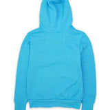 AVIATOR NATION KID'S 5 STRIPE HOODIE - NEON BLUE