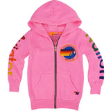 AVIATOR NATION KID'S LOGO HOODIE - NEON PINK