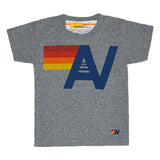 AVIATOR NATION KID'S LOGO TEE - HEATHER GREY