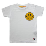 AVIATOR NATION KID'S AVIATOR NATION TEE - WHITE/SMILEY