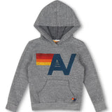 AVIATOR NATION KID'S LOGO PULLOVER HOODIE - HEATHER GREY