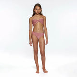 LITTLE PEIXOTO WILLA BIKINI SET - SUNSET CORAL SPARKLE