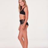 SUBMARINE SWIM HIGH STYLE BIKINI - BLACK