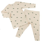 OH BABY 2 PIECE SET - MINI DINO/ NATURAL