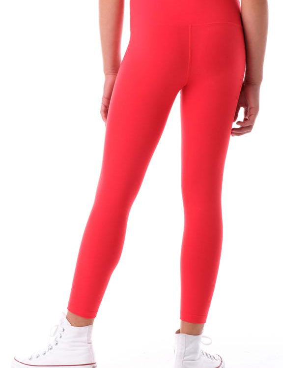 Women's Red Leggings