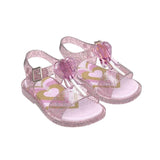 MINI MELISSA MAR SANDAL JELLY POP - PINK GLITTER